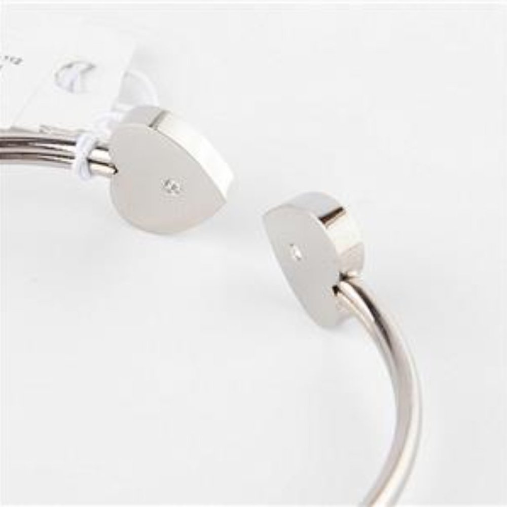 Michael Kors Silver Spring Sparkle Heart Cuff - Picture 2 of 7